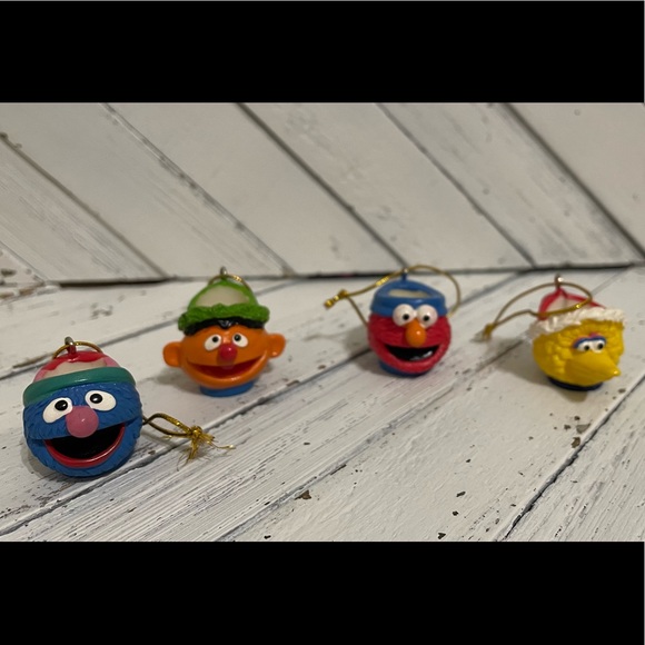 Sesame Street Christmas ornaments Ernie Big Bird Elmo Grover - Picture 1 of 11